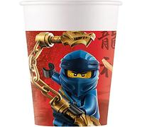 Procos - Gobelets Papier Lego Ninjago 200ml - 8 pièces