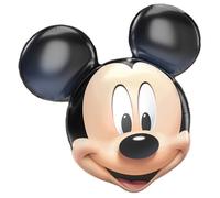 Procos - Grand ballon en aluminium Disney Mickey Mouse, ballon à gonfler à l'air ou à l'hélium, cadeau, décoration