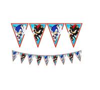 Sonic Paper Triangle Flag Banner