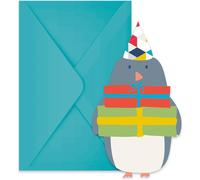 Procos - Invitations "Arctic", Party Pack de 6 - Carton SG30086 (Taille unique) (Coloré)