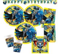 Procos Kit de fête Batman 45 pièces pour 8 enfants