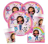 Procos Kit de fête Gabby's Dollhouse 36 pièces pour 8 enfants