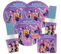 Procos Kit de fête Kpop Demon Hunters pour 16 enfants