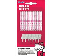 Procos Lot de 12 Bougies Hello Kitty Blanc et Rose