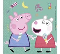 Procos Lot de 20 serviettes en papier Peppa Pig 33 x 33 cm multicolore 91034