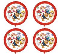 Procos Lot de 4 ballons en aluminium Paw Patrol de 45,7 cm