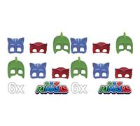 Procos Lot de 6 masques Pyjamasques