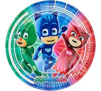 Procos Lot de 8 assiettes en carton pyjamasques 23 cm 88630