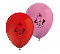 Procos Lot de 8 ballons imprimés Minnie