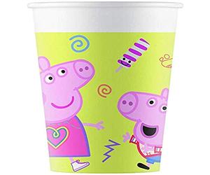 Procos Lot de 8 gobelets carton 25cl Peppa Pig