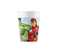Procos Lot de 8 gobelets Carton Mighty Avengers 25 cl
