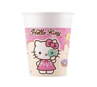 Procos Lot de 8 gobelets en carton Hello Kitty Kuromi