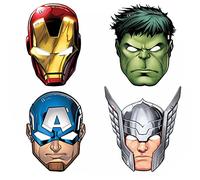 Procos Marvel Lot de 6 masques mighty avengers 87976 Taille Unique Multicolore
