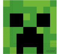Procos Minecraft Party 20 serviettes de table