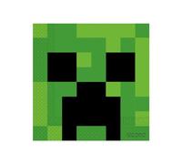 Procos Serviettes en papier Minecraft Creeper 33 x 33 cm Lot de 20 Noir
