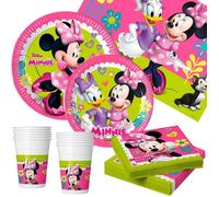 Procos Minnie Mouse vaisselle 89 pièces Multicolore Multicolore One Size