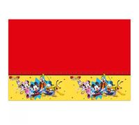 Procos Nappe Mickey Mouse comme décoration pour les anniversaires d'enfants et les fêtes à thème, dimensions 120 x 180 cm, lavable, réutilisable, nappe de fête d'anniversaire pour enfants