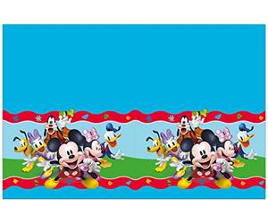 Procos - Nappe Plastique Disney Mickey Rock The House (180 x 120 cm), Multicolore, 93825