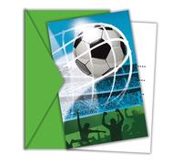 Procos PR93753 Fans Party Football Soccer Ball Invitations in FSC Paper Pack of