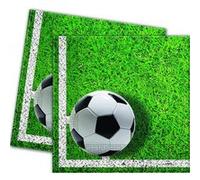 Procos serviettes de table football 33 x 33 cm 20 pièces vert Groen G