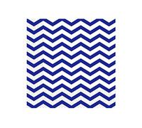 Procos- Serviettes en papier 3 plis 33 x 33 cm, Blue Chevron, 20 pièces, multicolore, PR85645