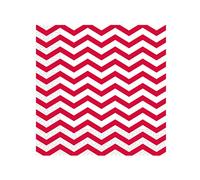 Procos- Serviettes en papier 3 plis 33 x 33 cm, Red Chevron, 20 pièces, multicolore, PR85640