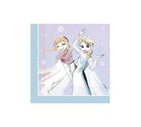 Procos - Serviettes en papier Disney La Reine des Neiges Sparkle (33 x 33 cm, 2 plis), 89099