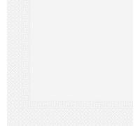 Procos Serviettes Papier Compostable Blanc 33x33cm-20 pièces, 10201174