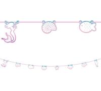 Procos - Sirène - Guirlande, papier SG29974 (taille unique) (Rose/Bleu)