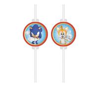 Procos Sonic Lot de 52 serviettes en papier, 16 assiettes de 23 cm, 16 tasses de 200 ml