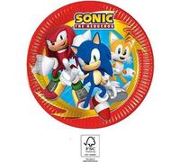 Procos Sonic The Hedgehog 8 assiettes 23 cm