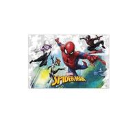 Procos - Spider-Man Team-up (120 x 180 cm) Nappe en plastique 120 x 180 cm, multicolore, Taille unique, 89449