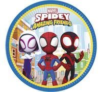 Procos Spidey and His Amazing Friends Assiette de fête, design 8 pièces