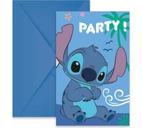 Procos Stitch & Angel 6 cartes d'invitation & enveloppes