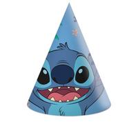 Procos Chapeaux de fête Stitch – Lot de 6 en papier FSC