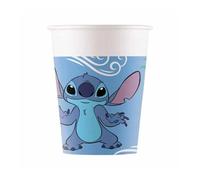 Procos Stitch Lot de 8 gobelets en papier