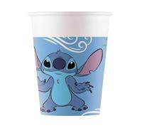 Procos Stitch Lot de 8 gobelets en papier