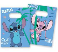 PROCOS Stitch Set 63 Stück Papierservietten, Teller, Becher, Einladungen, Flagge, Banner, Tischdecke, Hüte, Happy Birthday Banner