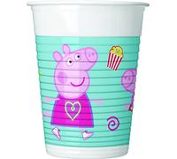 Procos - Verres en plastique Peppa Pig Messy Play (200 ml), 8 pièces, multicolore, 94244