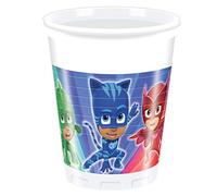 Procos - Verres en plastique PJ Masks (200 ml), 8 pièces, multicolore, 94243