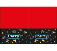 Procos - Videogame Gaming Nappe de fête plastique (180x120 cm), Multicolore, 93773