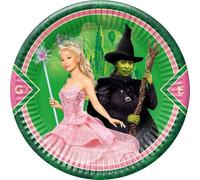 Procos Wicked Party Lot de 8 assiettes jetables en carton pour fête d'anniversaire d'enfant 23 cm