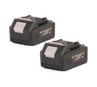 Procraft 2x 20/4 batterie 20 V 4,0 Ah / 4000 mAh Li-ion avec indicateur de charge