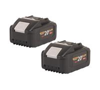 Procraft 2x 20/8 batterie 20 V 8,0 Ah / 8000 mAh Li-ion avec indicateur de charge