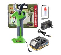 Procraft ES32Li élagueur sans fil 20 V Brushless + 1x batterie 2,0 Ah + chargeur + coffret