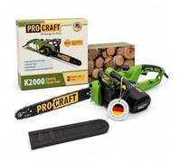 Procraft K2000 Tronçonneuse 1800 W Longueur de coupe 406 mm | Puissant, durable et alimenté par câble