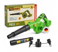 Procraft PB22bb Souffleur sans fil 20 V Solo - Sans batterie, sans chargeur | Mobilité sans câble, léger et ergonomique
