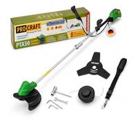 Procraft PTA30 Débroussailleuse sans fil 20 V 300 mm Brushless Solo - Sans batterie, sans chargeur