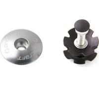 Procraft Set d'Écrous en Étoile avec Capuchon en Alu noir 1 1/8"