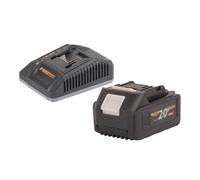 Procraft Starter Pack C20/6.5 chargeur rapide 20 V 6,5 A + 1x 20/4 batterie 4,0 Ah